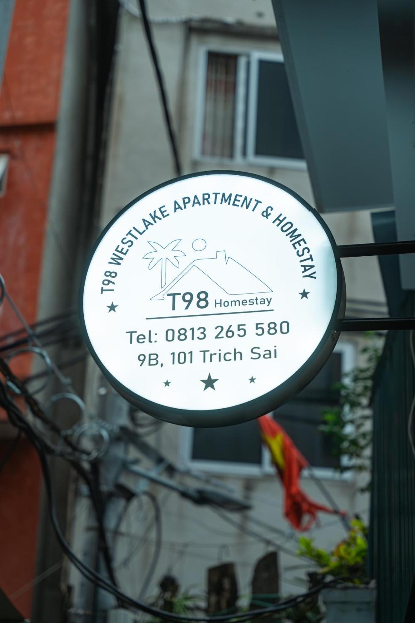T98 Westlake Trich Sai - Tay Ho Center Lake View Studio Hanoi Exterior photo